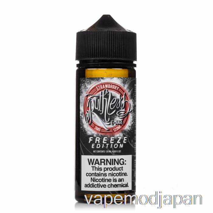 Vape Japan ストロベリー - フリーズ エディション - ルースレス ベイパー - 120ml 3mg